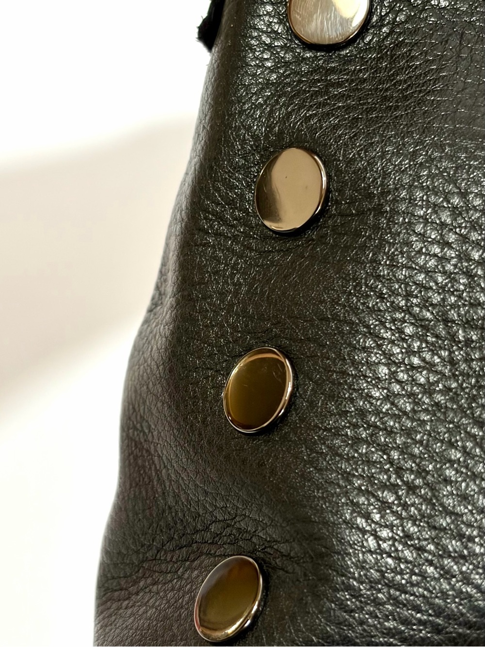 Hammitt VIP Satchel In Black Leather With Gunmetal Hardware EUC - Picture 11 of 14